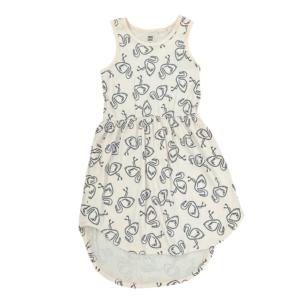 Tea Collection (6y) Pink Flamingo Dress